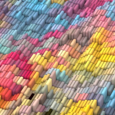 3 boyutlu illüstrasyon. Web modern fon. Renkli desen. Soyut geometrik şekiller. arkaplan.