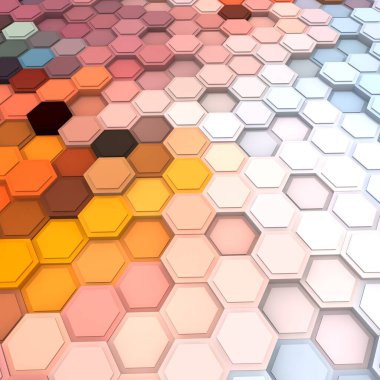 3 boyutlu illüstrasyon. Web modern fon. Renkli desen. Soyut geometrik şekiller. arkaplan.