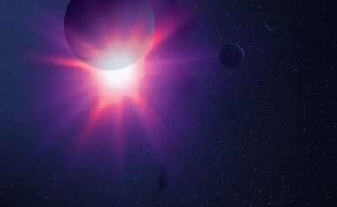 parlaklık ile renkli soyut gökyüzü arka plan