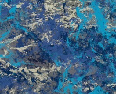 buz alanı ile mavi arka plan