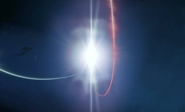 Soyut alan koyu arka plan  