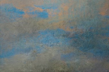 Duvar tuval el yapımı yağlıboya. Soyut sanat dokusu. Renkli. Modern sanat eserleri. Boya darbeleri. Fırça darbeleri. Modern sanat. Çağdaş. Sanatsal.