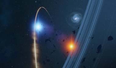 doğal soyut galaksi uzay arka plan