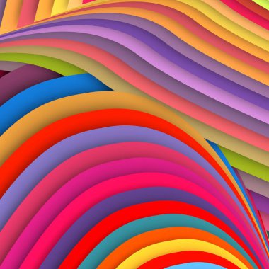 3 boyutlu illüstrasyon. Web modern fon. Renkli desen. Soyut geometrik şekiller. arkaplan.