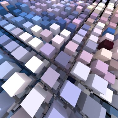 3 boyutlu illüstrasyon. Web modern fon. Renkli desen. Soyut geometrik şekiller. arkaplan.