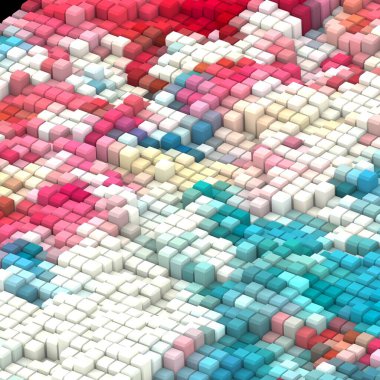 Renkli desenli soyut arkaplan