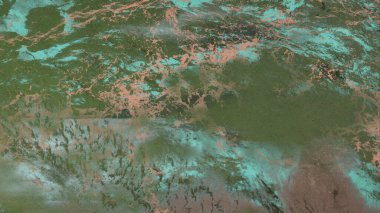 Metin için yeri olan boya lekeleriyle soyut arkaplan