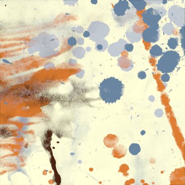 Metin için yeri olan boya lekeleriyle soyut arkaplan