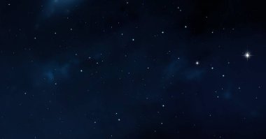 2d illüstrasyon. Derin geniş alan. Yıldızlar, gezegenler ve uydular. Çeşitli bilim kurgu yaratıcı fon. Uzay sanatı. Uzaylı güneş sistemleri. Gerçekçi arka plan 