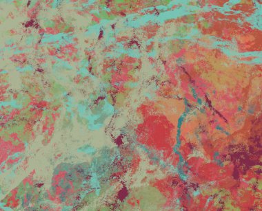 metin için alan ile arka planda soyut renkli lekeler