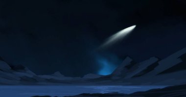 parlaklık ile renkli soyut gökyüzü arka plan