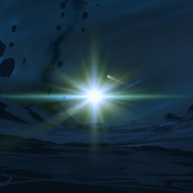 parlaklık ile renkli soyut gökyüzü arka plan