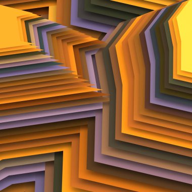 3 boyutlu illüstrasyon. Web modern fon. Renkli desen. Soyut geometrik şekiller. arkaplan.