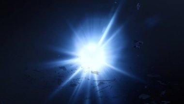 parlaklık ile renkli soyut gökyüzü arka plan