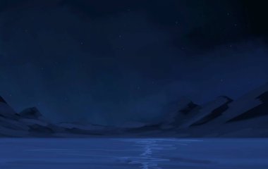 boşluk ile soyut mavi arka plan