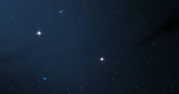 Ilustração Espaço Profundo Vasto Estrelas Planetas Luas Vários Cenários Criativos — Fotografia de Stock