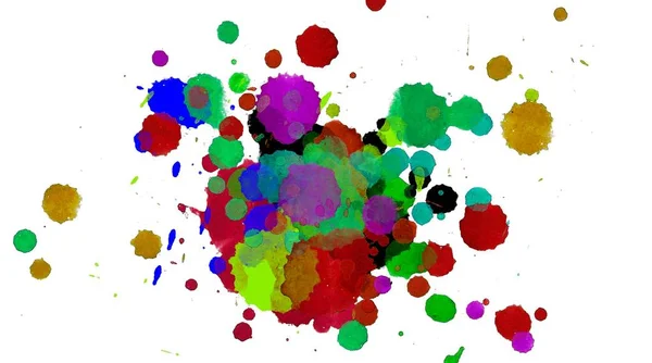 抽象彩色背景与滴 — 图库照片