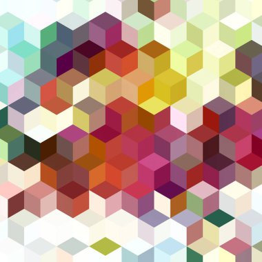 Geometrik desenlerle soyut sanat dokusu