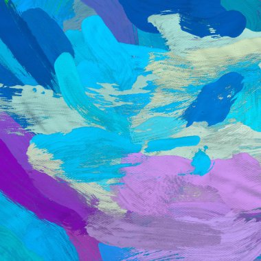 El yapımı tuvale yağlı boya. Soyut sanat dokusu. Renkli doku. Modern sanat eserleri. Yağlı boya darbeleri. Fırça darbeleri. Modern sanat. Çağdaş sanat. Sanatsal tuval.