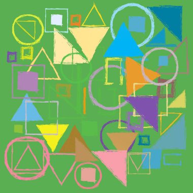 Geometrik desenli soyut doku