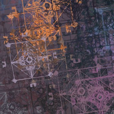 farklı desenler ile soyut arka plan