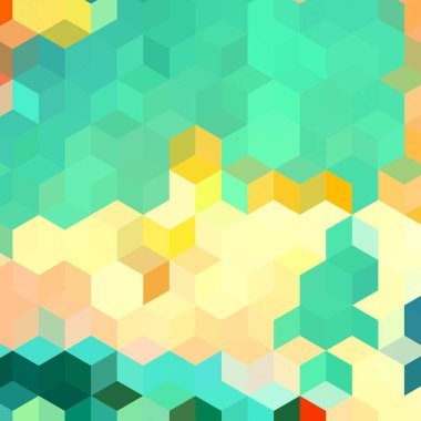 Renk fraktal geometrik soyut desen