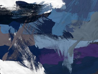 El yapımı tuvale yağlı boya. Soyut sanat dokusu. Renkli doku. Modern sanat eserleri. Yağlı boya darbeleri. Fırça darbeleri. Modern sanat. Çağdaş sanat. Sanatsal tuval.  