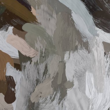 Tuval el yapımı yağlıboya. Renkli doku. Fırça darbeleri.