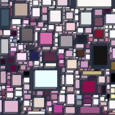 Soyut sanat dokusu. Kareler ile renkli doku. Modern sanat eserleri. Renkli görüntü