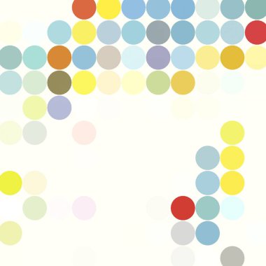 Çemberlerle soyut ve kusursuz desen