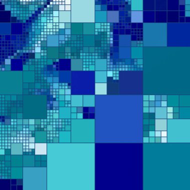 Kareler ile soyut vektör arkaplanı