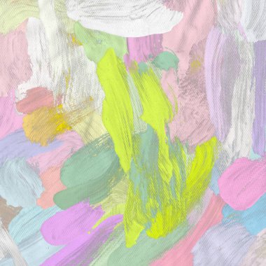 El yapımı tuvale yağlı boya. Soyut sanat dokusu. Renkli doku. Modern sanat eserleri. Yağlı boya darbeleri. Fırça darbeleri. Modern sanat. Çağdaş sanat. Sanatsal tuval.