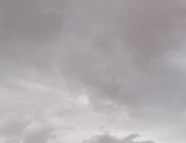 Yağmurdan önceki atmosfer.