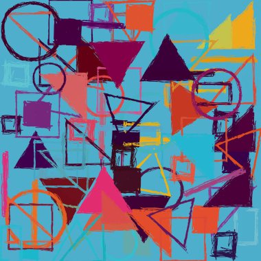 modern soyut geometrik desen arka plan