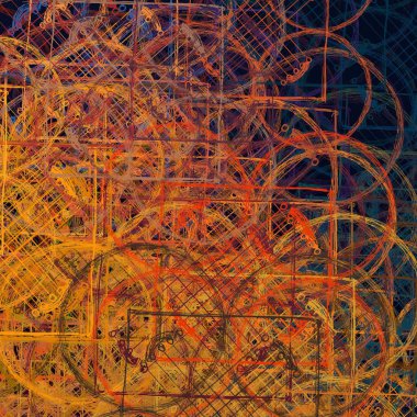 Metin için alanı olan soyut grunge arkaplanı