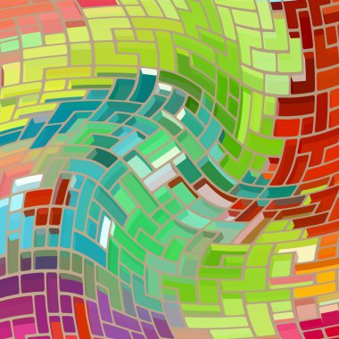 Geometrik desenli soyut doku