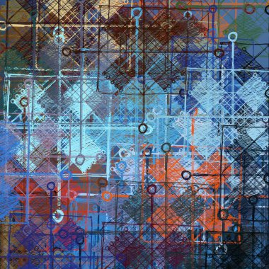 farklı desenlere sahip soyut grunge arkaplanı