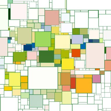 Soyut sanat dokusu. Kareler ile renkli doku. Modern sanat eserleri. Renkli görüntü
