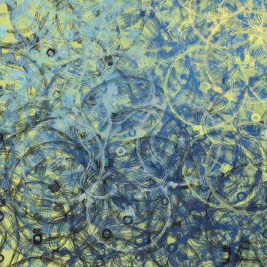 Yeşil yapraklı pürüzsüz desen