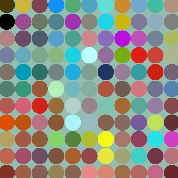 Abstract Naadloos Patroon Met Cirkels Patroon Voor Stof Polka Dot — Stockfoto