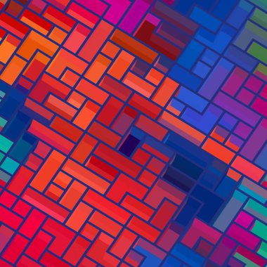 Geometrik desenli soyut doku