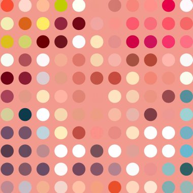 Soyut polka nokta vektör sorunsuz arka plan