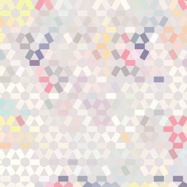 Renkli kalpleri olan soyut bir arkaplan