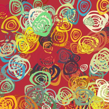 sorunsuz geçmiş ile çiçek desenli