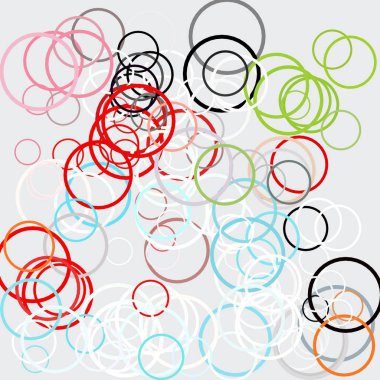 Çiçek elementleriyle soyut arkaplan