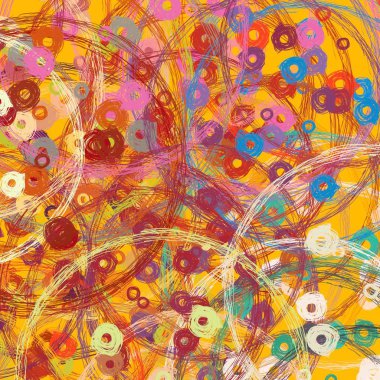 Renkli çiçeklerle kusursuz desen