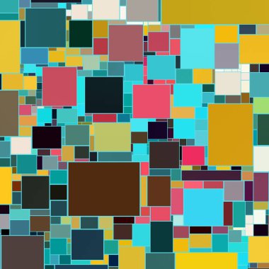 renkli geometrik desen vektör illüstrasyon