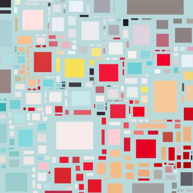 Soyut sanat dokusu. Kareler ile renkli doku. Modern sanat eserleri. Renkli görüntü