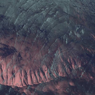 Denizin soyut arkaplanı