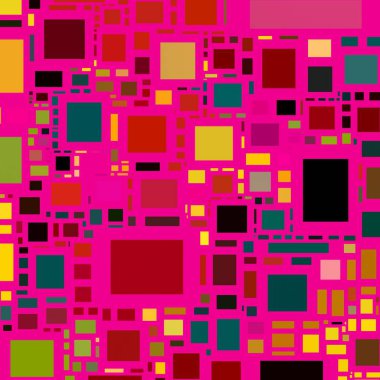 renkli geometrik desenile kesintisiz arka plan